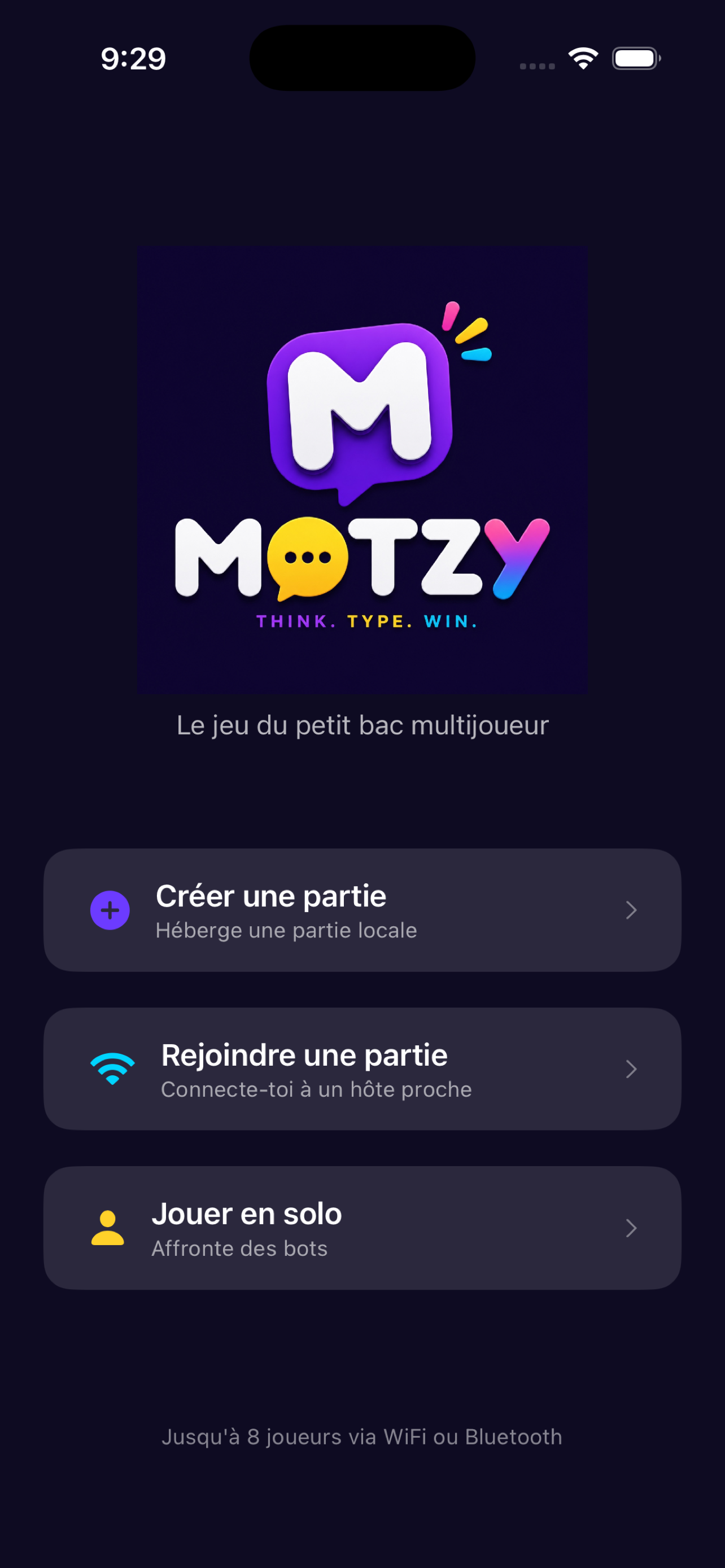 Motzy screenshot